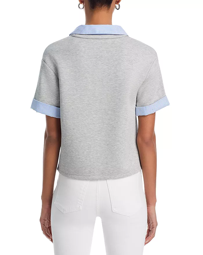 Stuyvesant Mixed Media Top