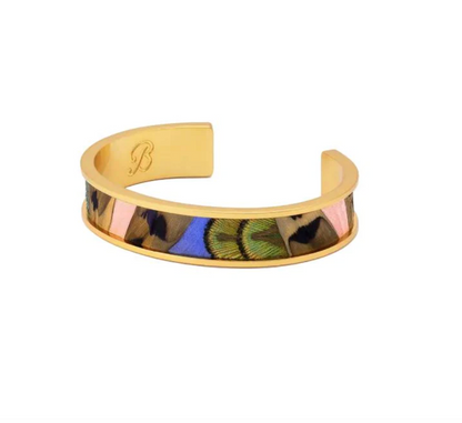 Feathered Thin Cuff