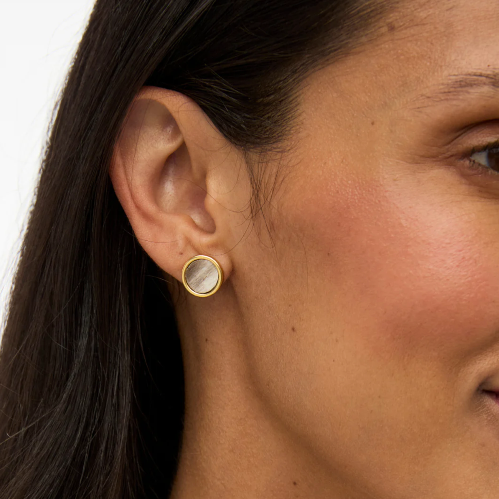 Riley Bezel Jacket Earring