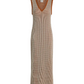 Albane V-Neck Midi Dress