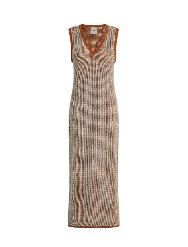Albane V-Neck Midi Dress