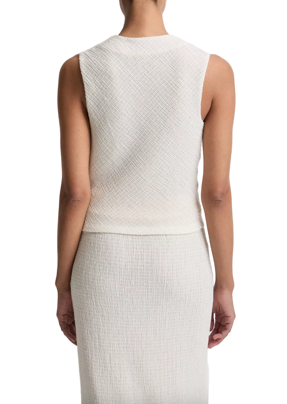 Shadow Grid Midi Skirt