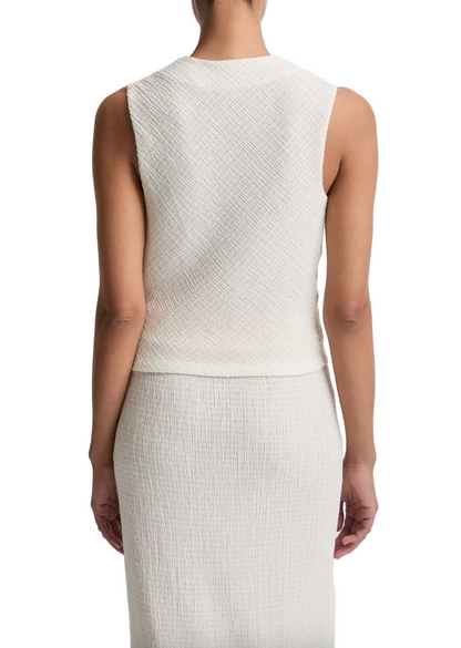 Shadow Grid Midi Skirt