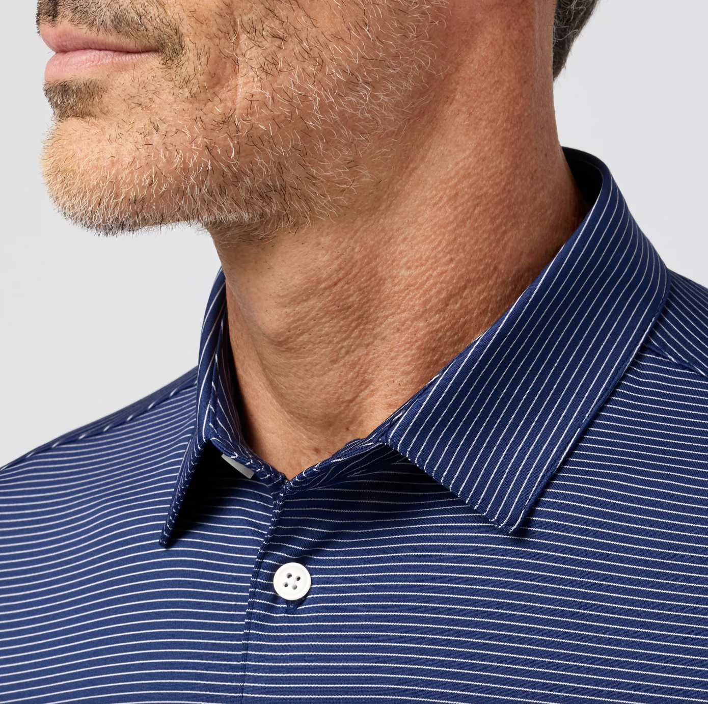 Versa SS Polo - Cobalt Balanced Stripe