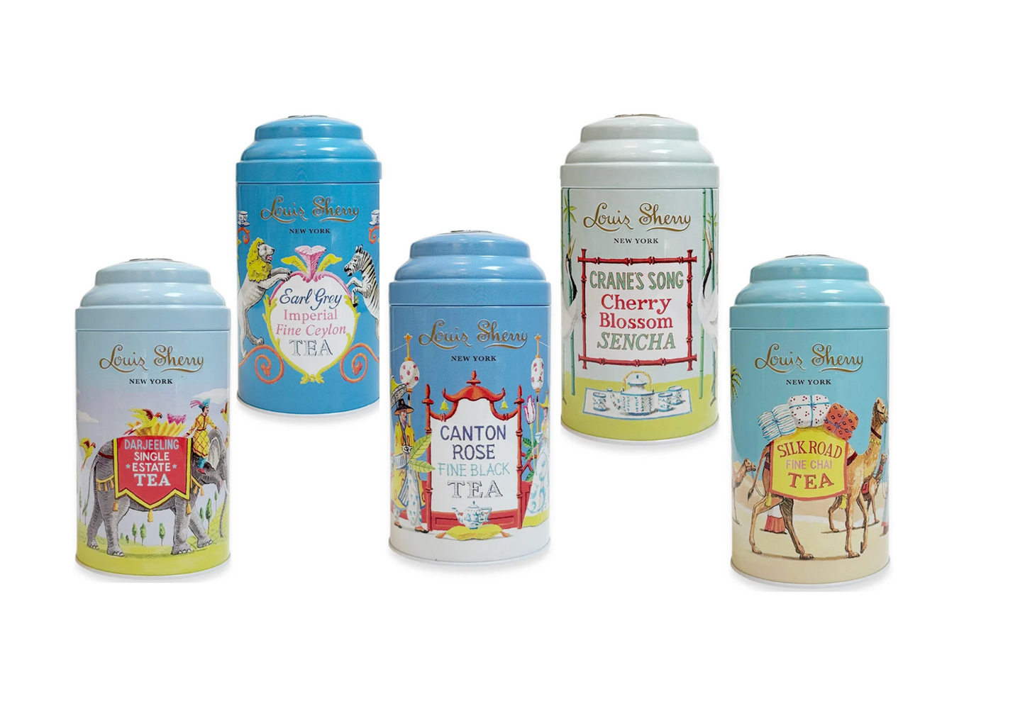 Louis Sherry - Tea Canisters