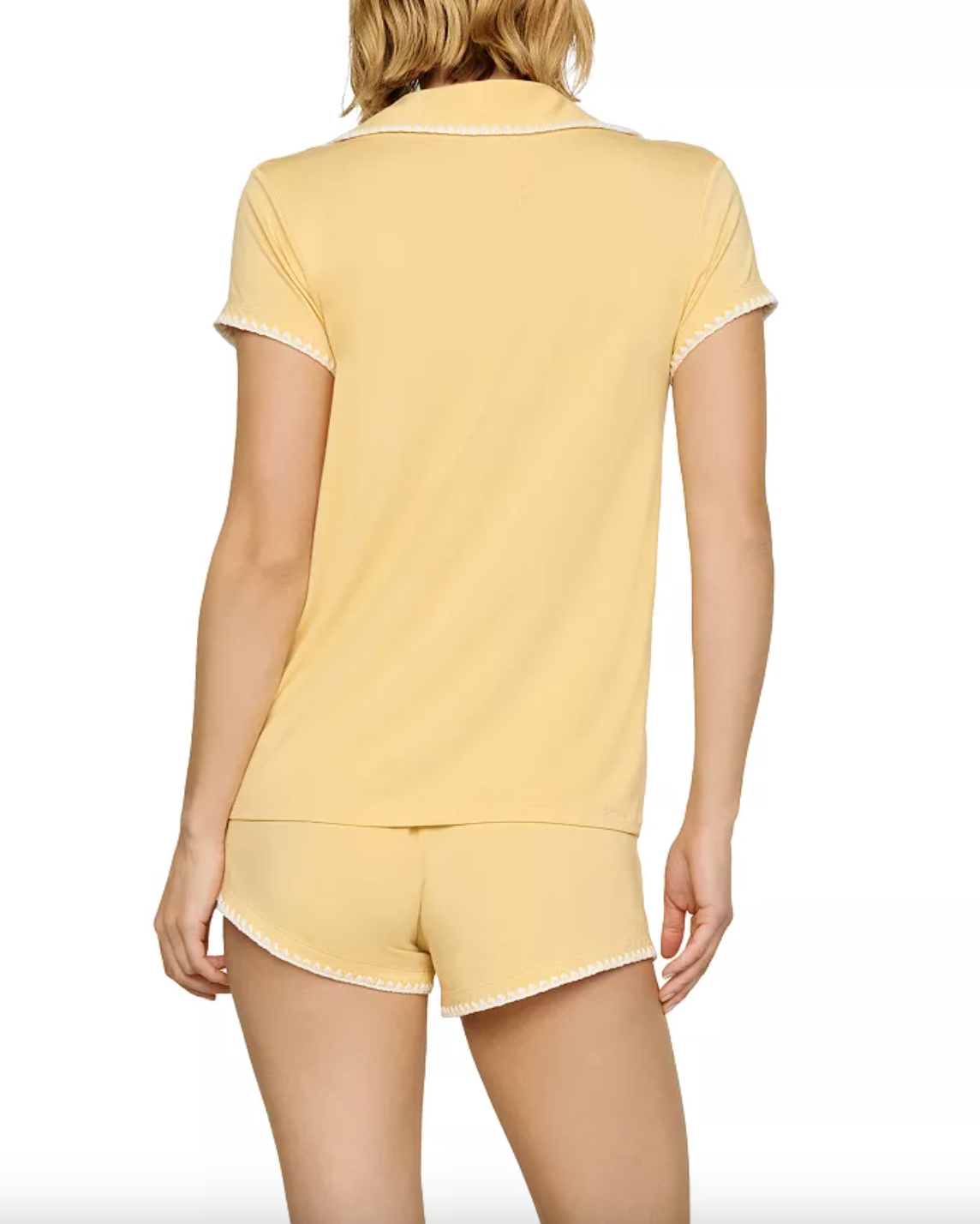 Frida Shortie PJ Set - Sunbeam | Ivory