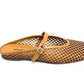 Lasercut Caramel Mule