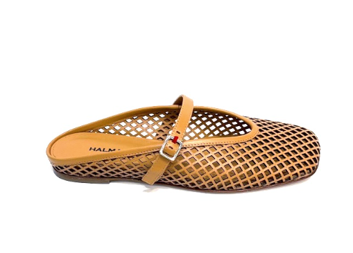 Lasercut Caramel Mule