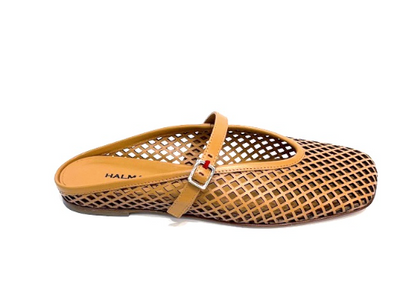 Lasercut Caramel Mule