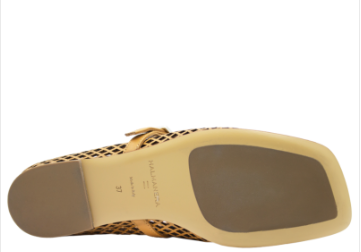 Lasercut Caramel Mule