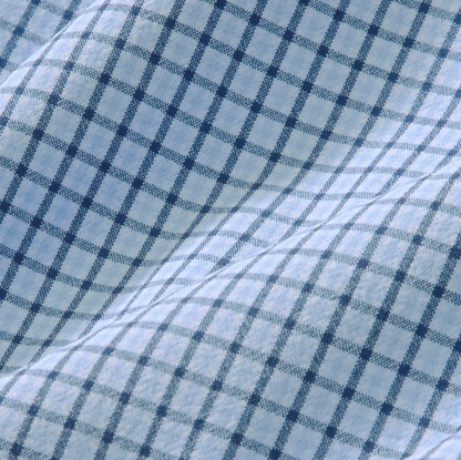 Leeward LS Dress Shirt - Midnight Navy Sam Plaid