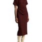 S/S Side Rouche Dress