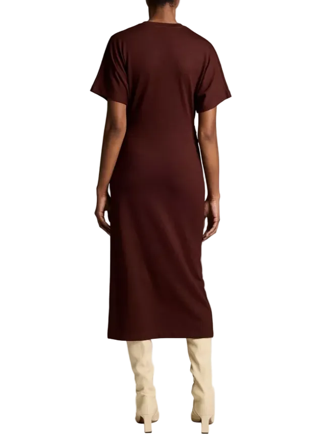 S/S Side Rouche Dress