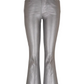 Carson High Rise Ankle Flare Metallic Jean