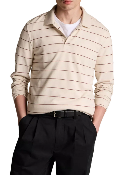 Striped L/S Polo