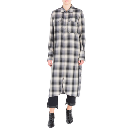 Shonda Zip Shirt Duster Dress