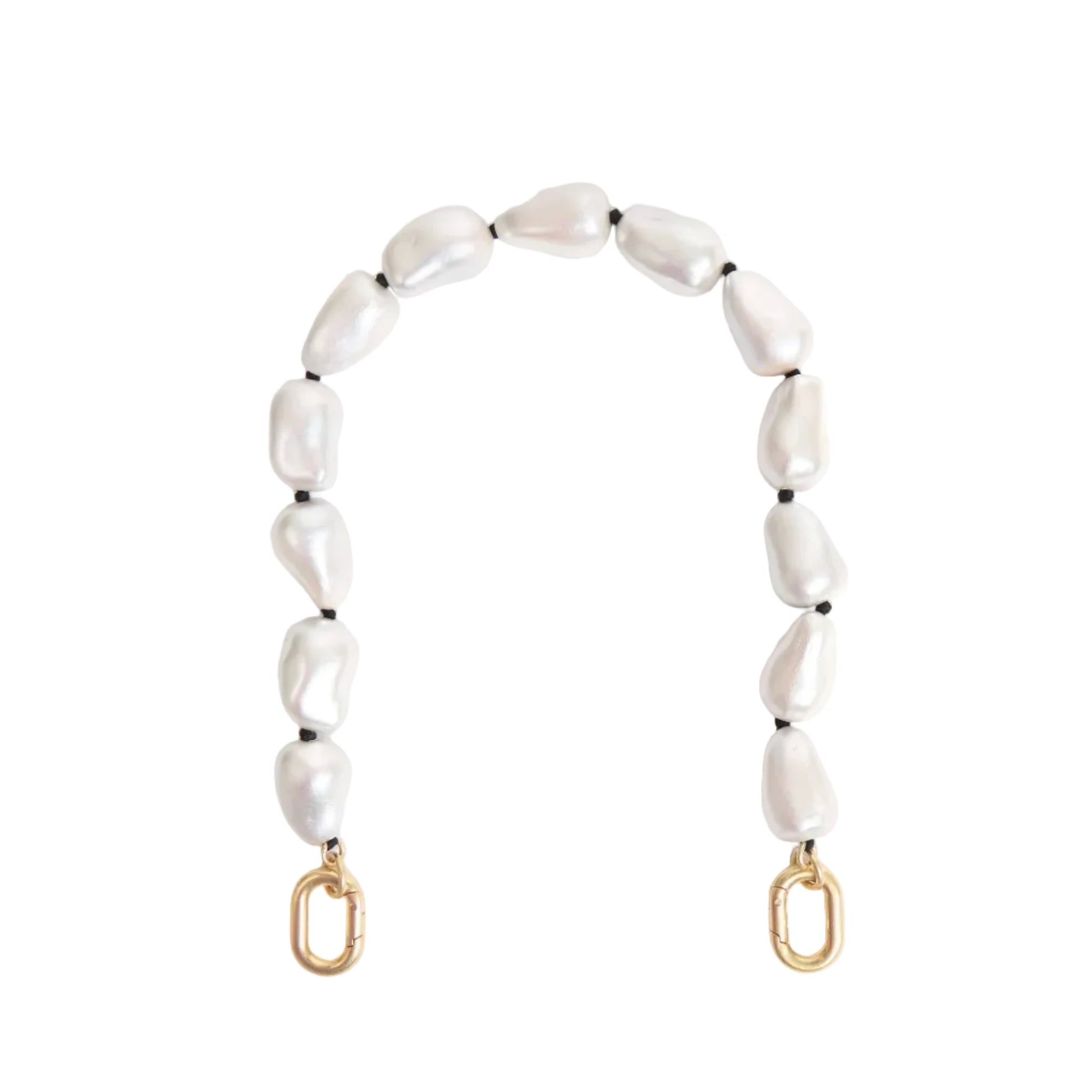 Shortie Strap - Cream Baroque Pearl