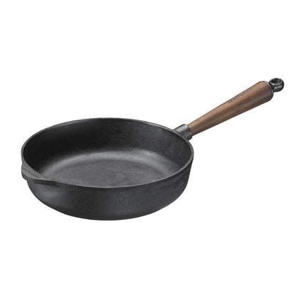 Deep Skillet with Walnut Handle - 11"