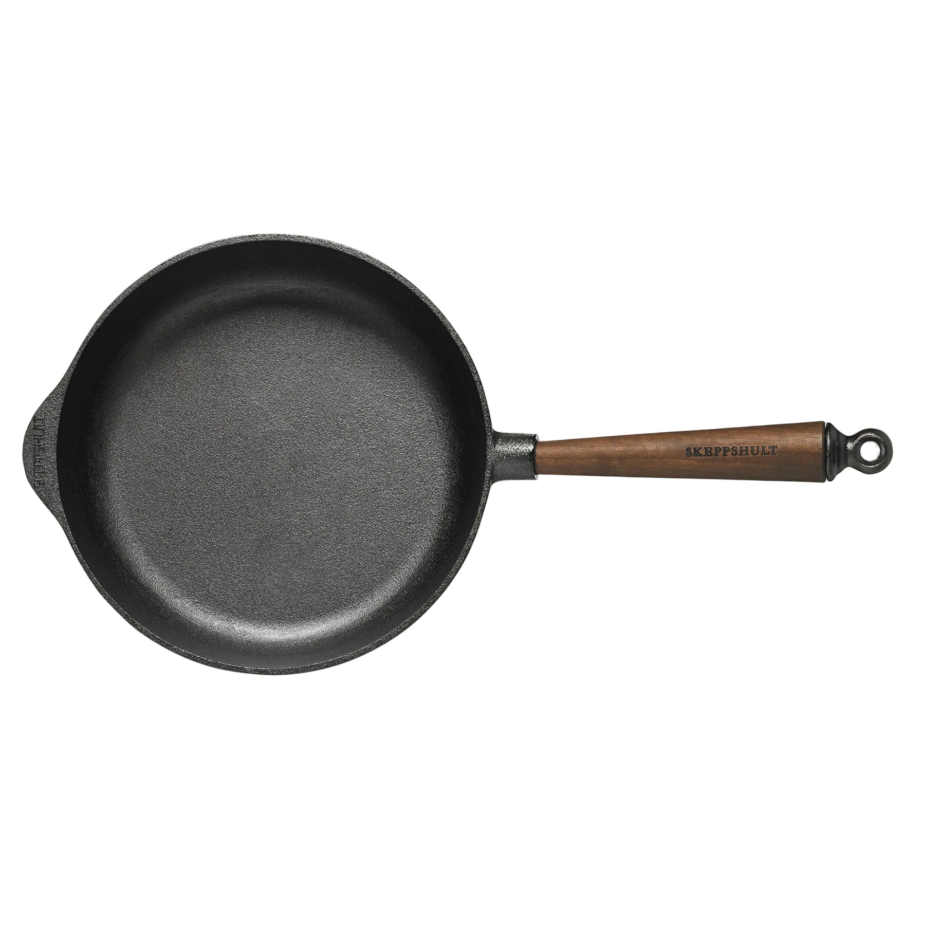 Deep Skillet with Walnut Handle - 9.75"