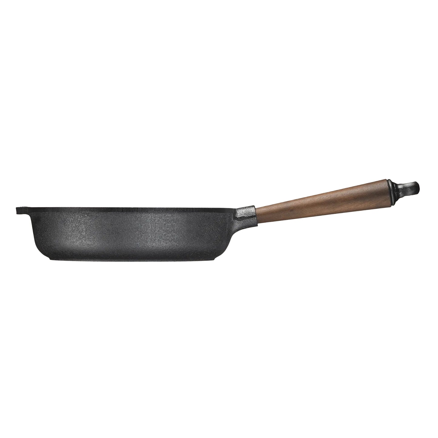Deep Skillet with Walnut Handle - 9.75"