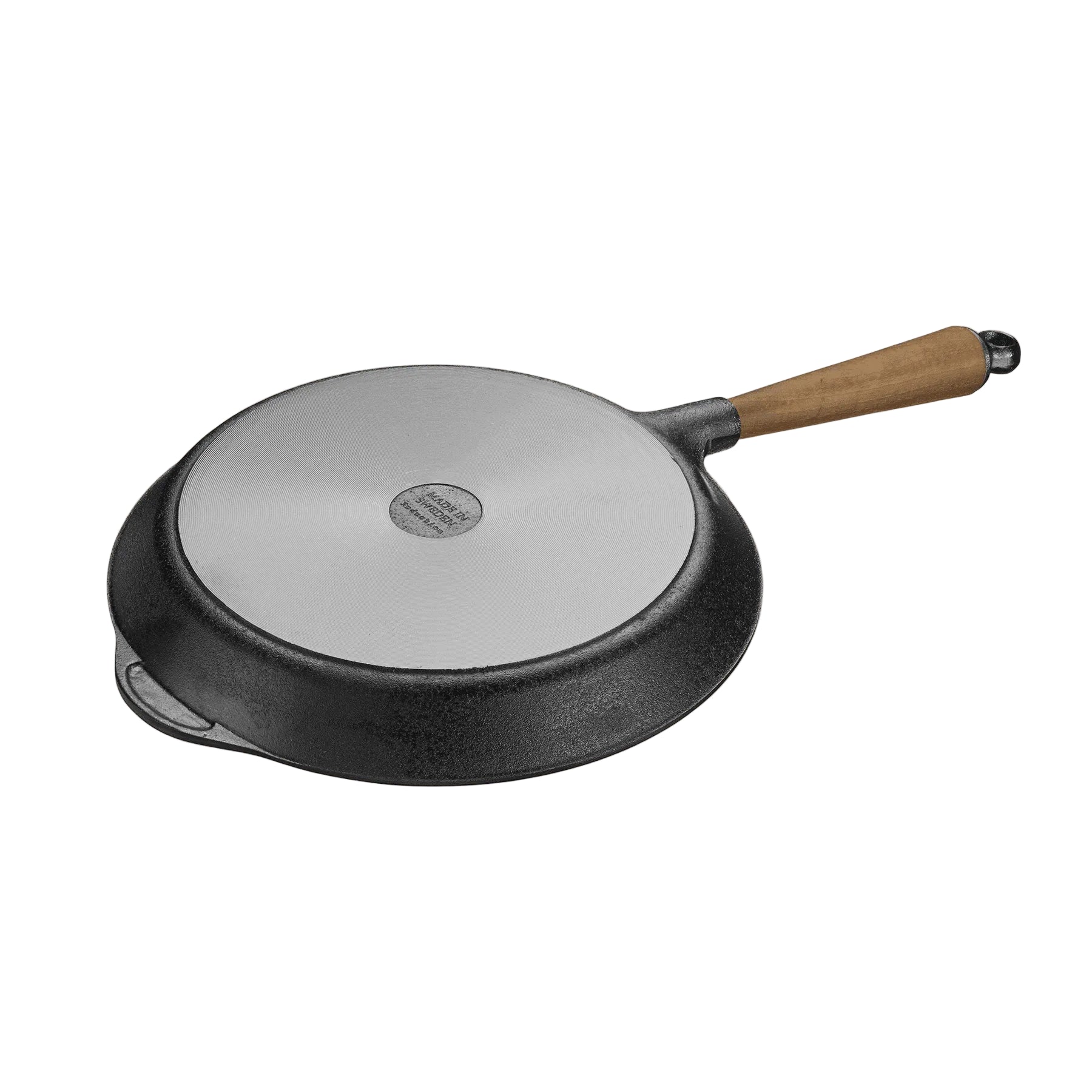 Deep Skillet with Walnut Handle - 11"
