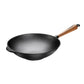 Wok with Walnut Handle - 12"
