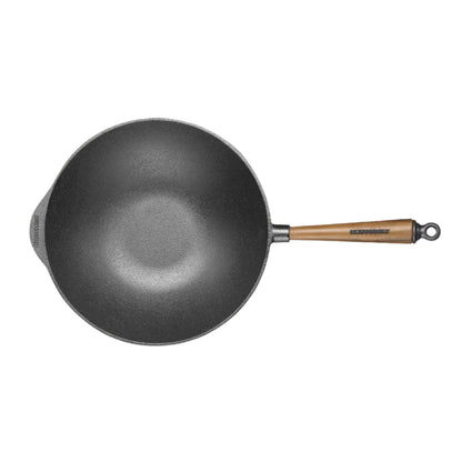 Wok with Walnut Handle - 12"