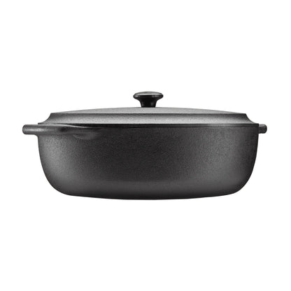 Deep Skillet with Walnut Handle - 11"