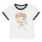 Basic Cotton Jersey Kitty Fitted T-shirt