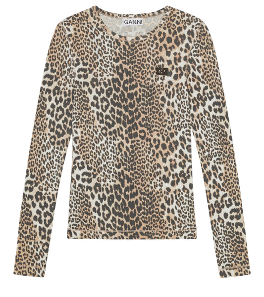 Soft Cotton Rib Leo Long Sleeve