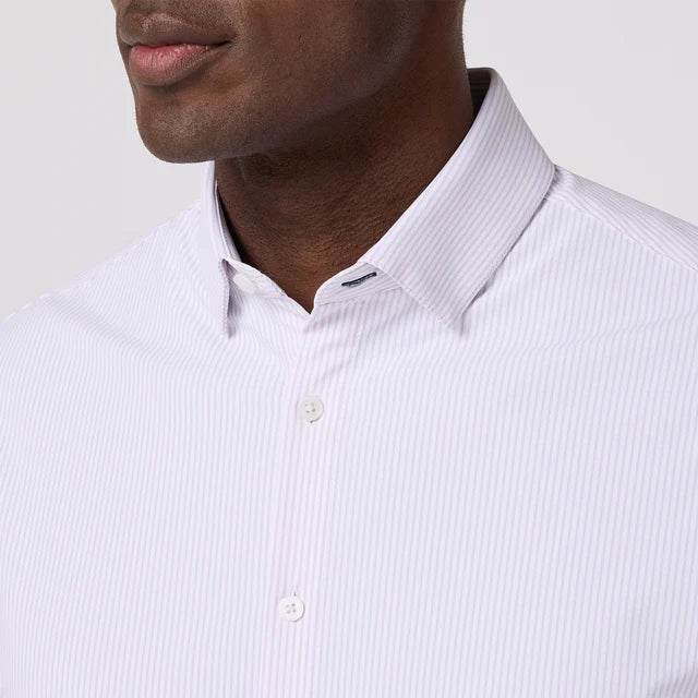 Leeward LS Dress Shirt - Lavender Haze Jordan Plaid