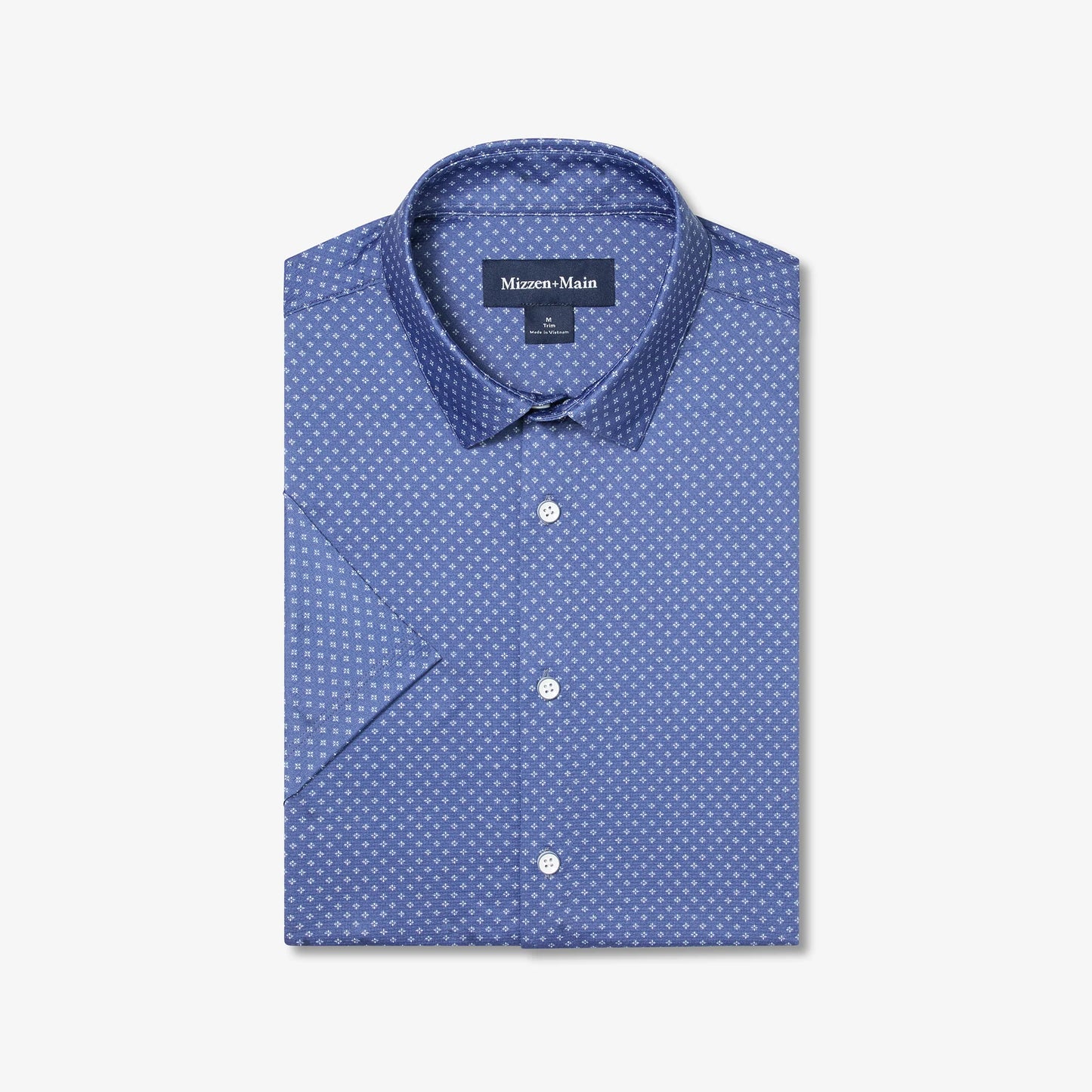 Halyard SS Dress Shirt - Coastal Fjord Star