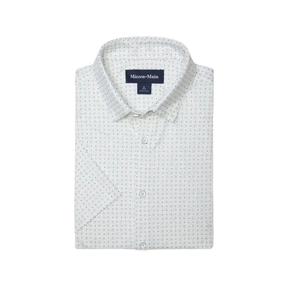 Halyard SS Dress Shirt - Pale Green Pyramid
