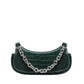 Tilda Baguette Bag - Glossy Croc Balsamic