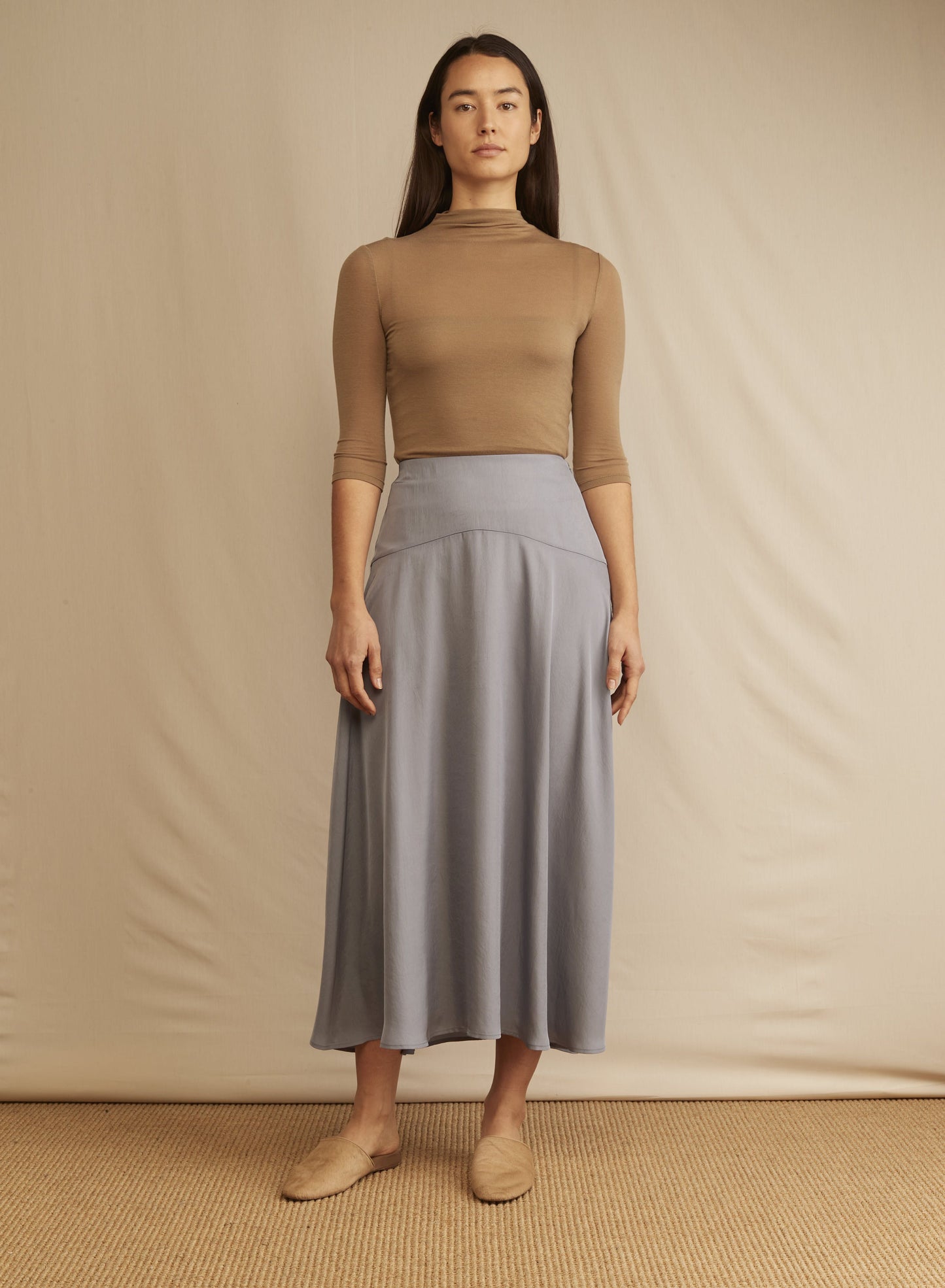 Panelled Flutter Skirt