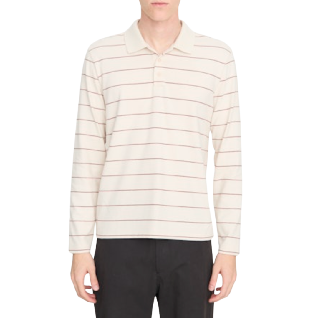Striped L/S Polo