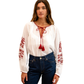 Lara Top in Rose Cross Stitch