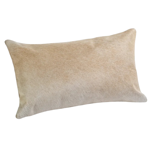 Corviglia Hair On Hide Leather Throw Pillow