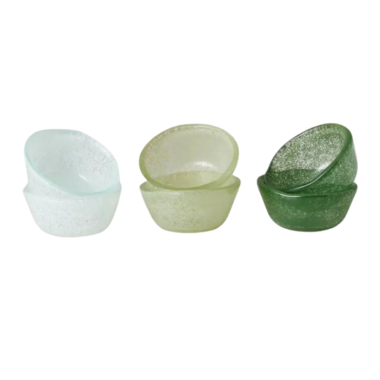 Glass Pinch Pots