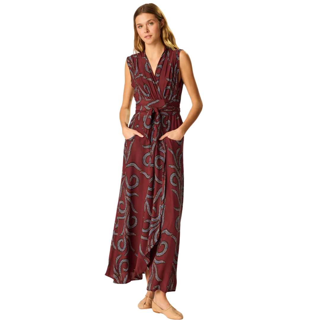 Nico Sleeveless Maxi Dress - Feather Black