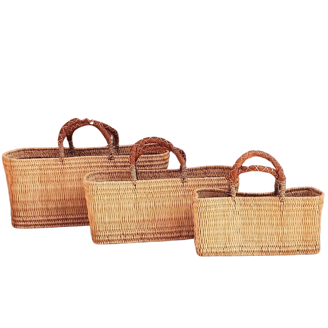 Natural Charm Reed Storage Basket – Hearth and Soul
