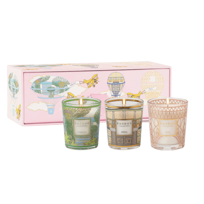 Trio Travel Candles - Singapore | Athens | Paris