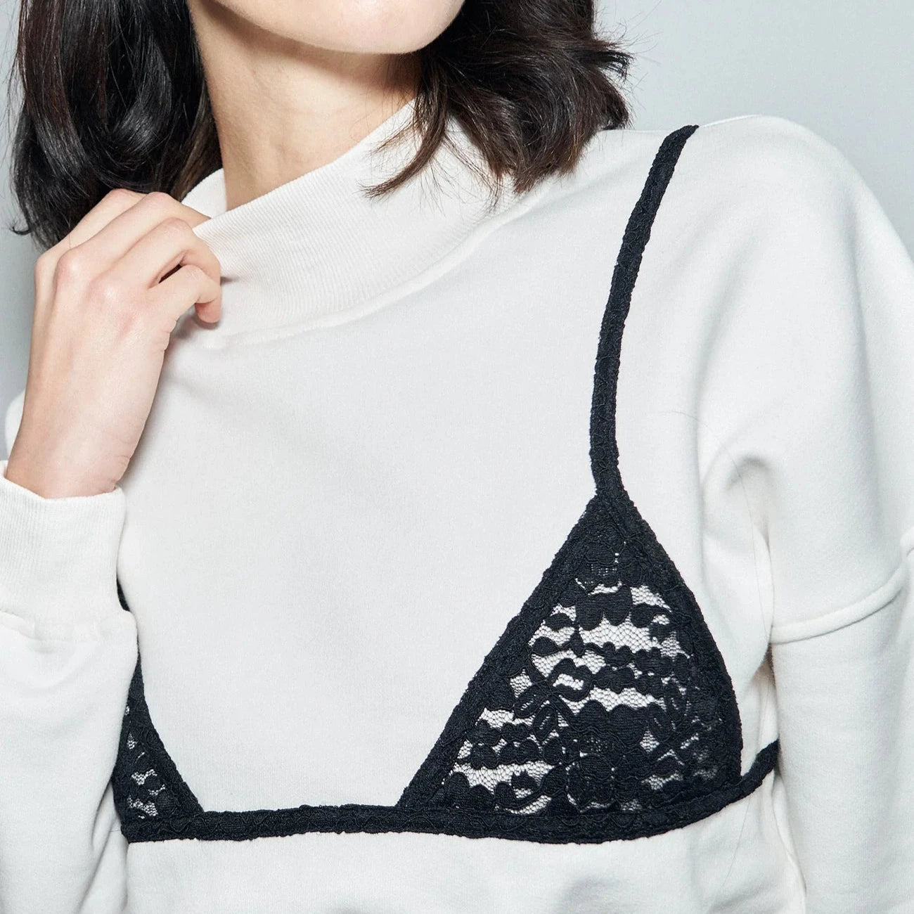 Lace Bikini Bod Rocky Sweatshirt