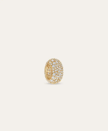 Wide Pave Big Bead