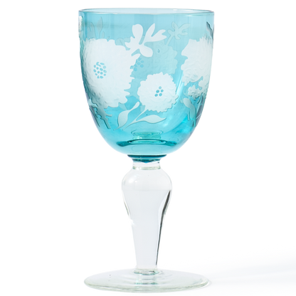 Peony Wine Glass