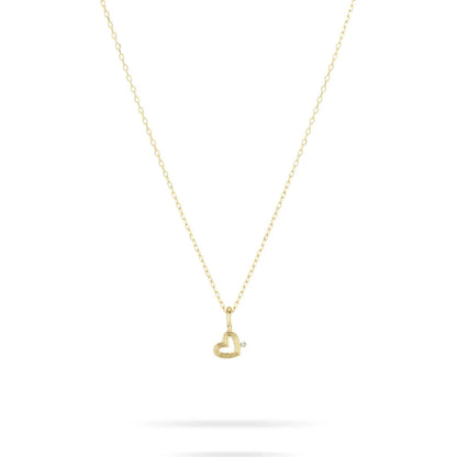 Groovy Diamond Heart Mini Charm