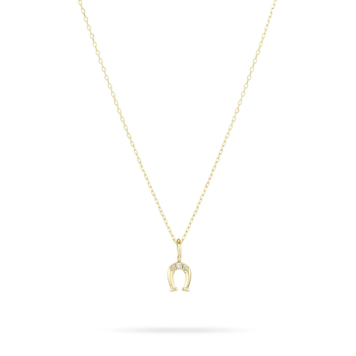 Diamond Horseshoe Mini Charm