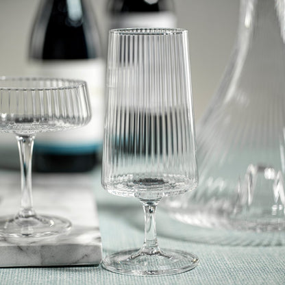 Textured Cocktail Glass