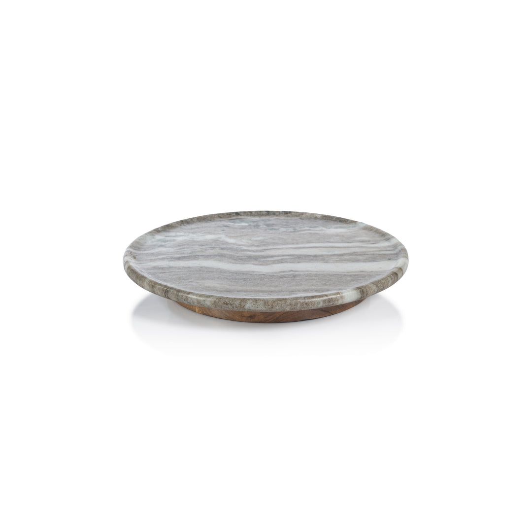 Crema Marfil Marble Lazy Susan