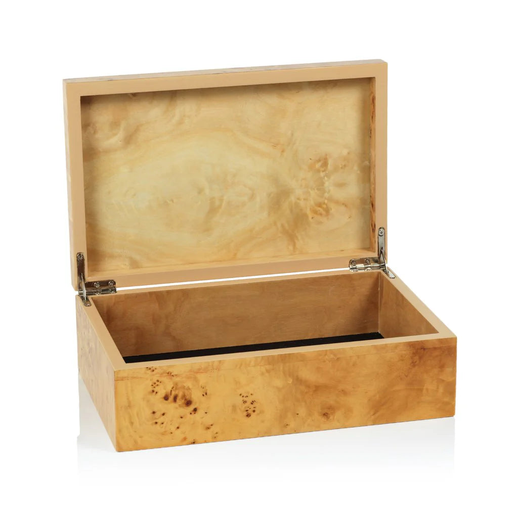 Leiden Burl Wood Design Box